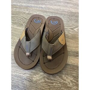 Cobian Men's‎ Brown Flip Flops Sandals Thong Style Casual Beach Summer Size 8